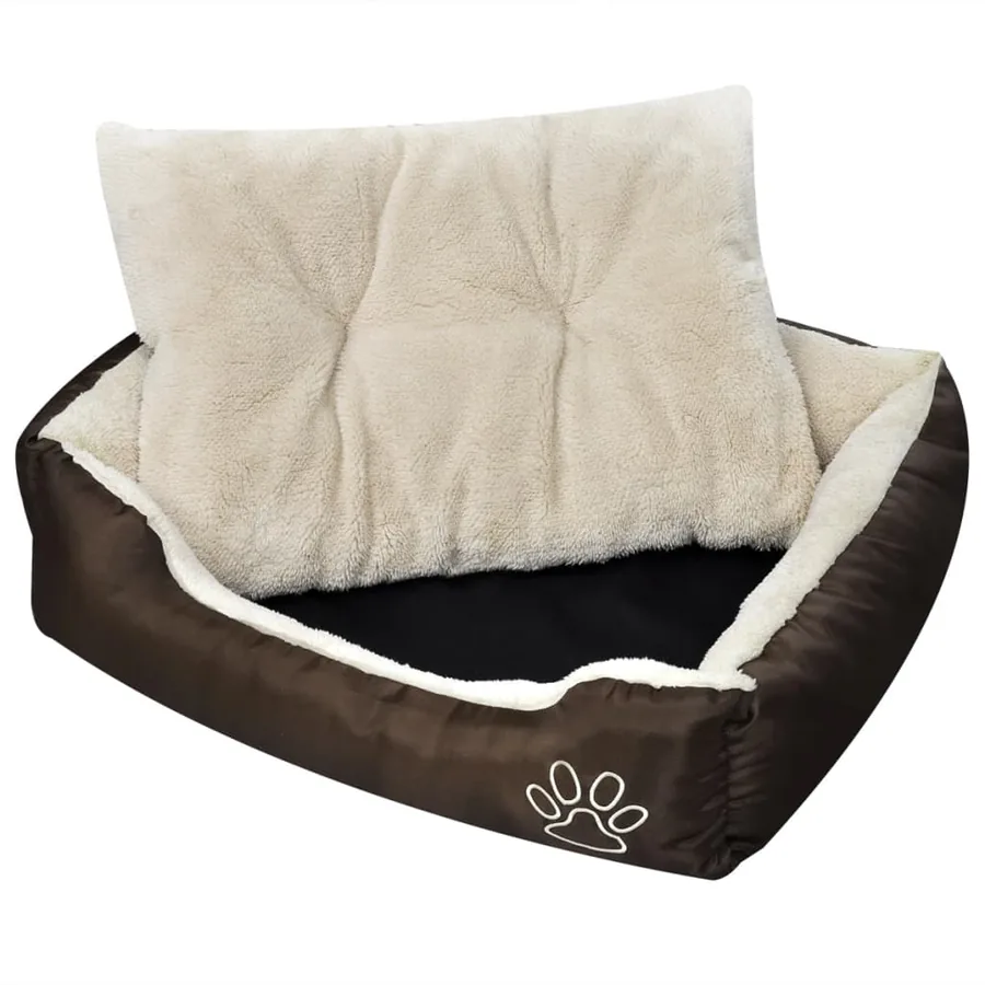 Lit pour chiens Marron et beige XXL