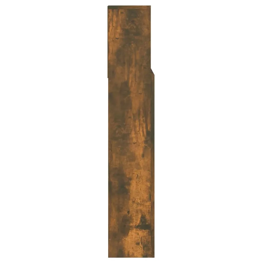 Armoire de tête de lit Chêne fumé 140x19x103,5 cm - 6