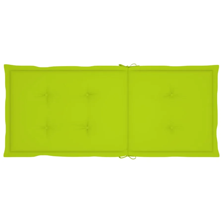 Chaises inclinables de jardin et coussins lot de 8 Gris Acacia - 15