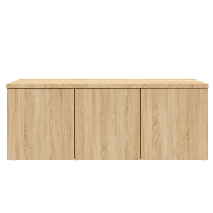 Meuble TV Chêne sonoma 80x34x30 cm Bois d'ingénierie - 4