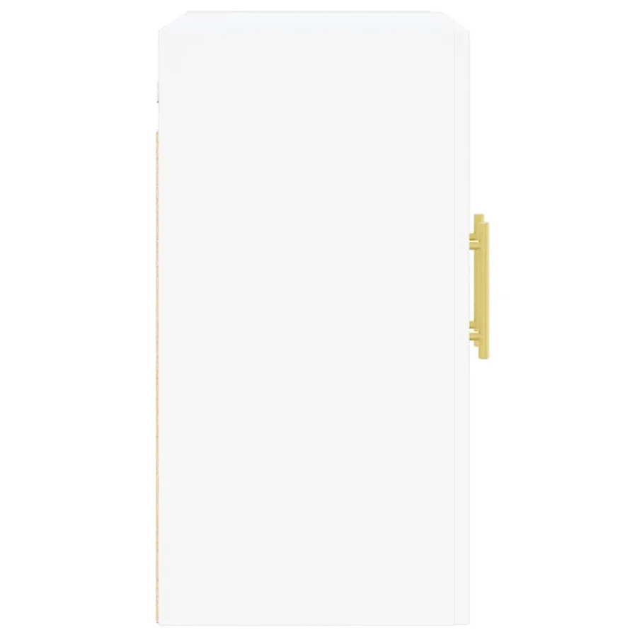 Armoire murale blanc 60x31x60 cm bois d'ingénierie - 7