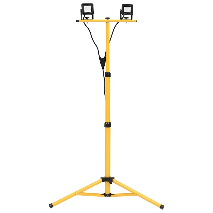 Projecteur à LED avec trépied 2x10 W Blanc froid