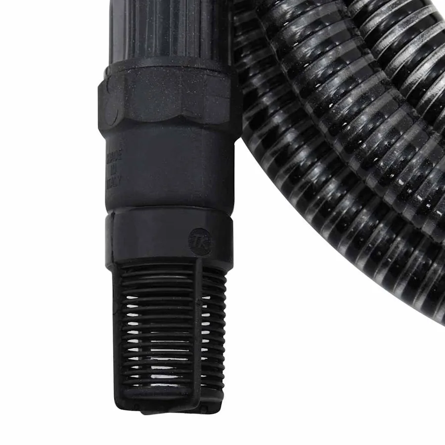 Tuyau d'aspiration avec raccords en PVC noir 1" 4 m PVC - 5