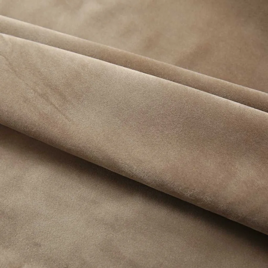 Rideau occultant avec crochets Velours Beige 290x245 cm - 3