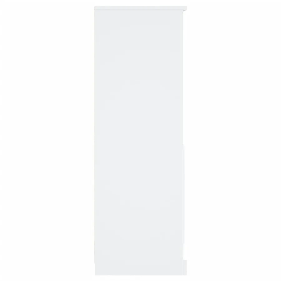 Buffet haut blanc 36x35,5x103,5 cm bois d'ingénierie - 7