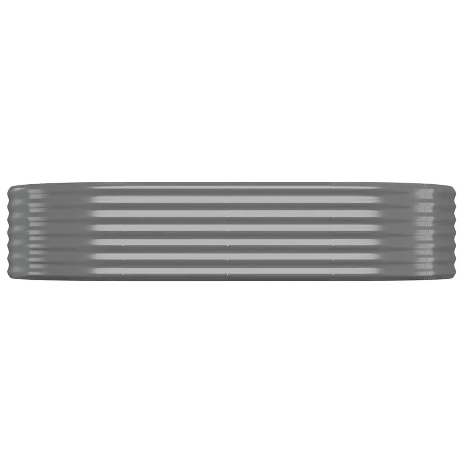Lit surélevé de jardin Acier galvanisé 175x100x36cm gris - 3