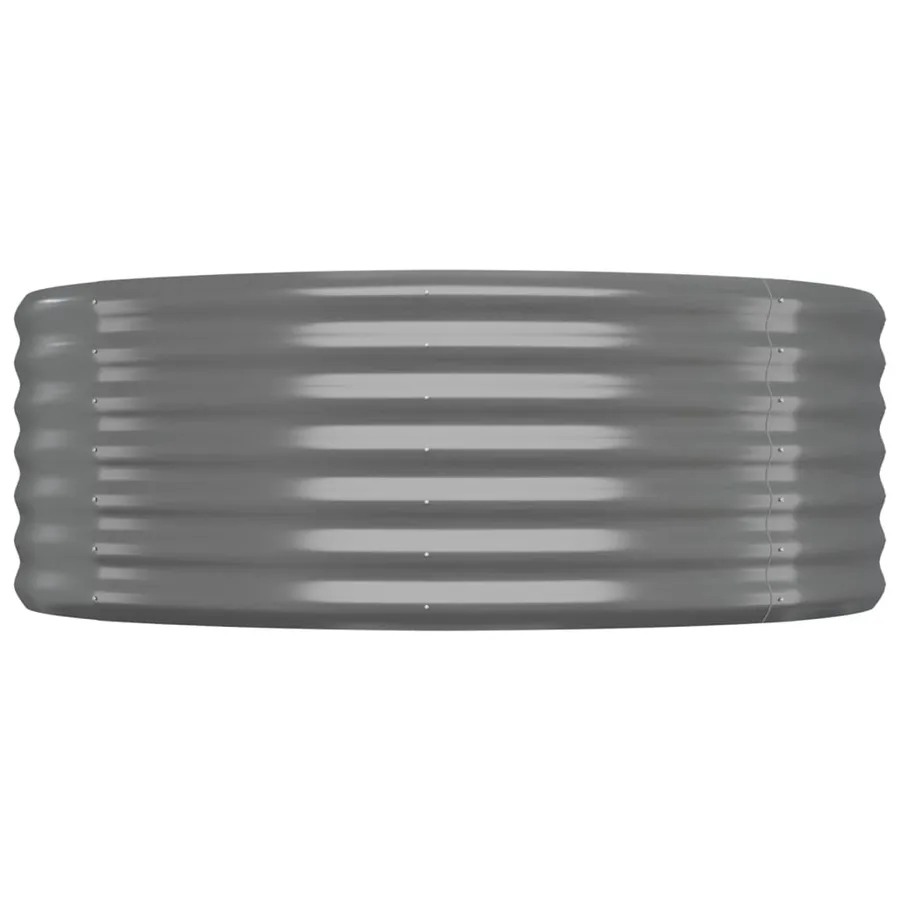 Lit surélevé de jardin Acier galvanisé 175x100x36cm gris - 4