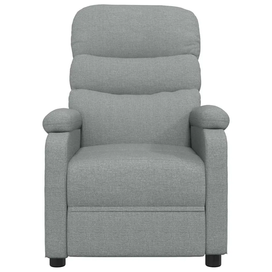 Fauteuil électrique de massage Gris clair Tissu - 4