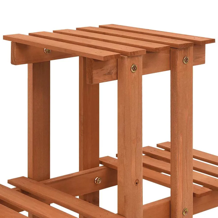Support pour plantes 83x25x132 cm Bois de sapin massif - 4