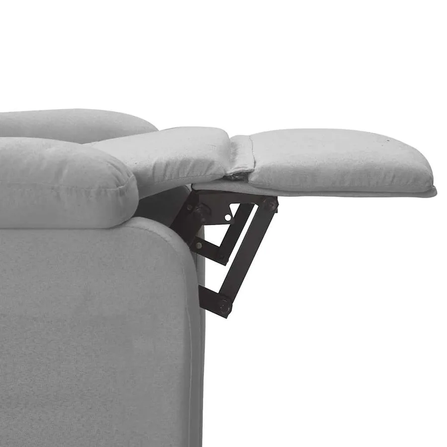 Fauteuil de massage Gris clair Tissu - 8
