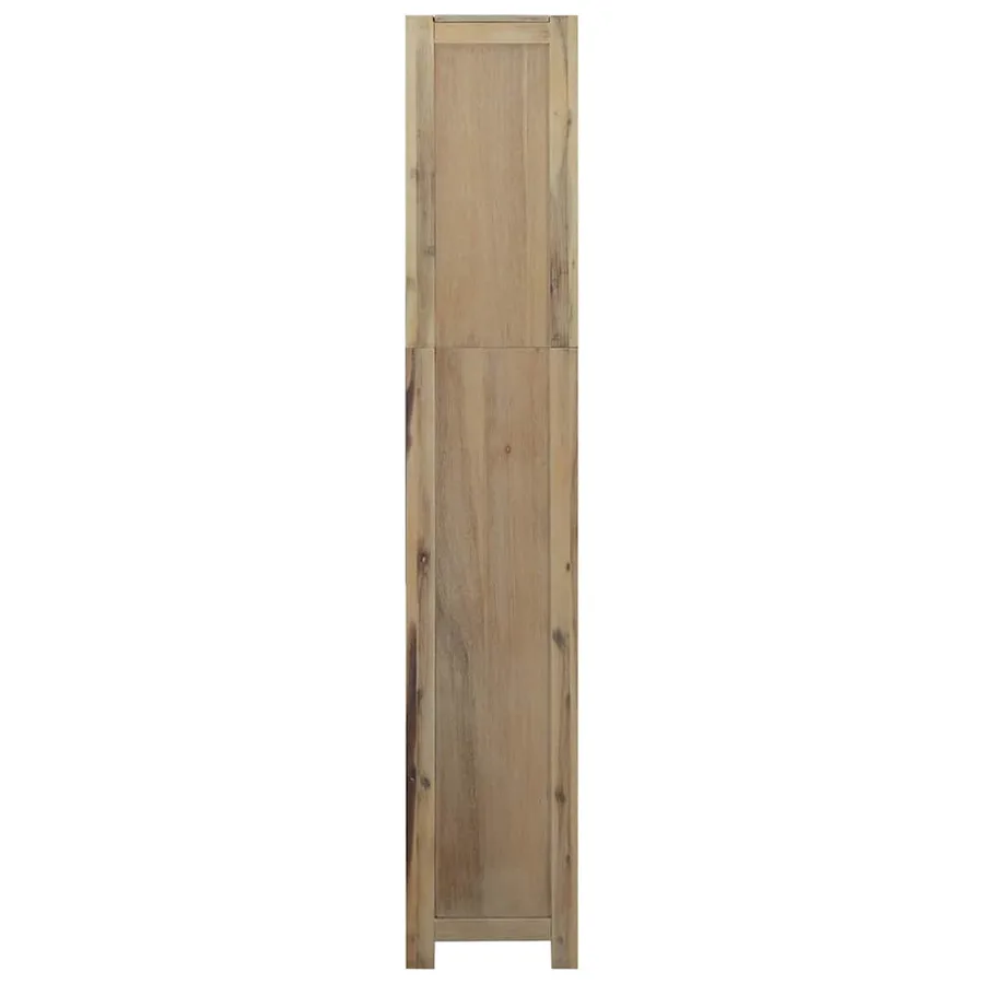 Bibliothèque 6 niveaux 80x30x170 cm Bois solide d'acacia - 4