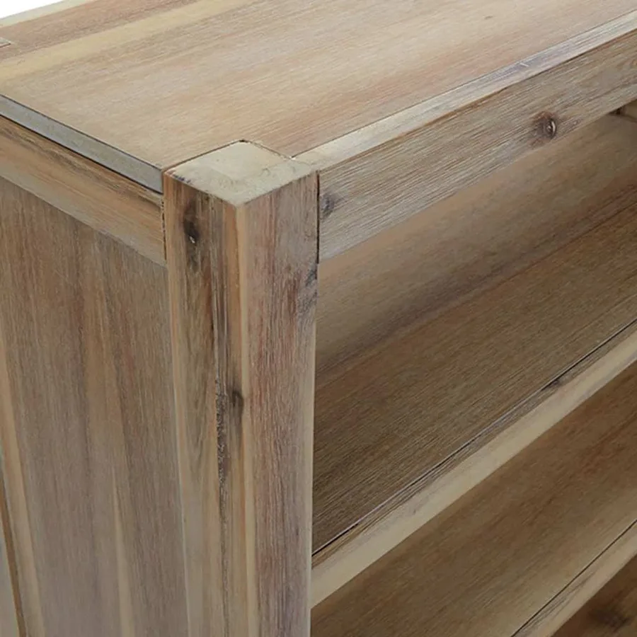 Bibliothèque 6 niveaux 80x30x170 cm Bois solide d'acacia - 7