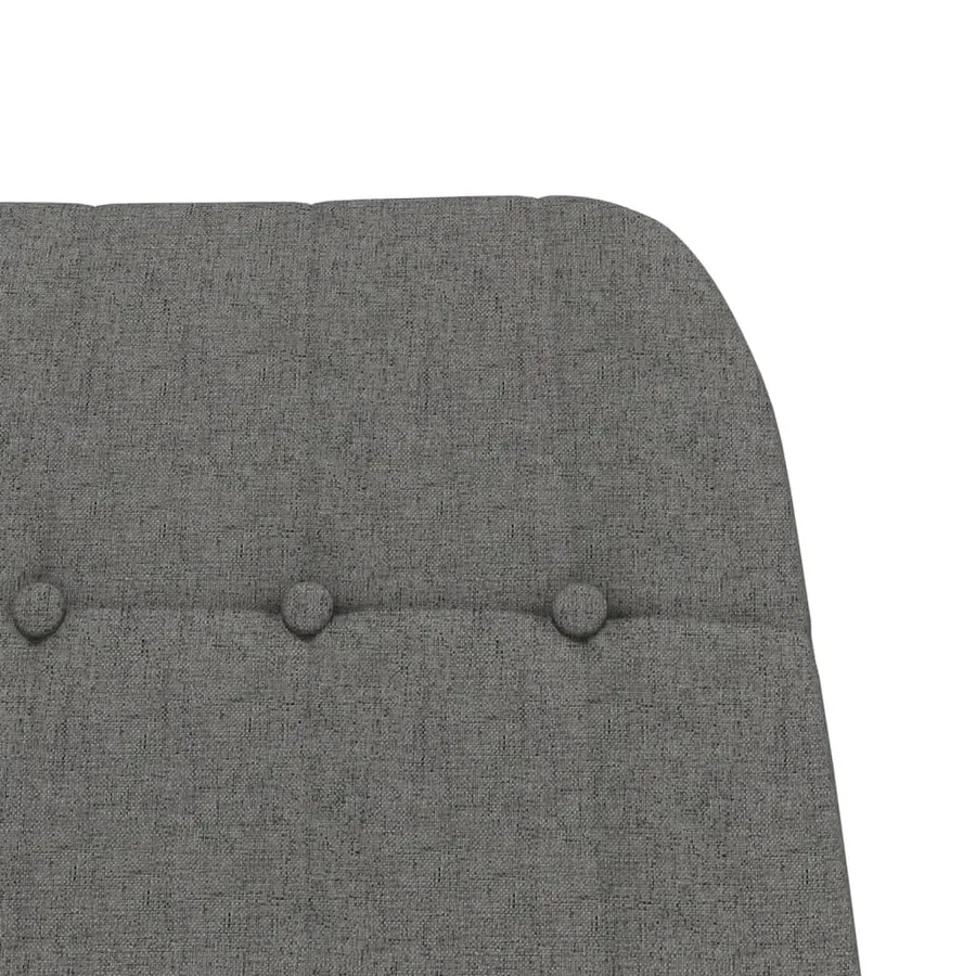 Chaise à bascule Gris clair Tissu - 6