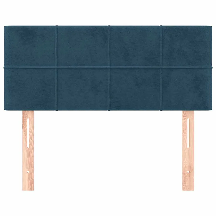 Tête de lit Bleu foncé 80x5x78/88 cm Velours - 3
