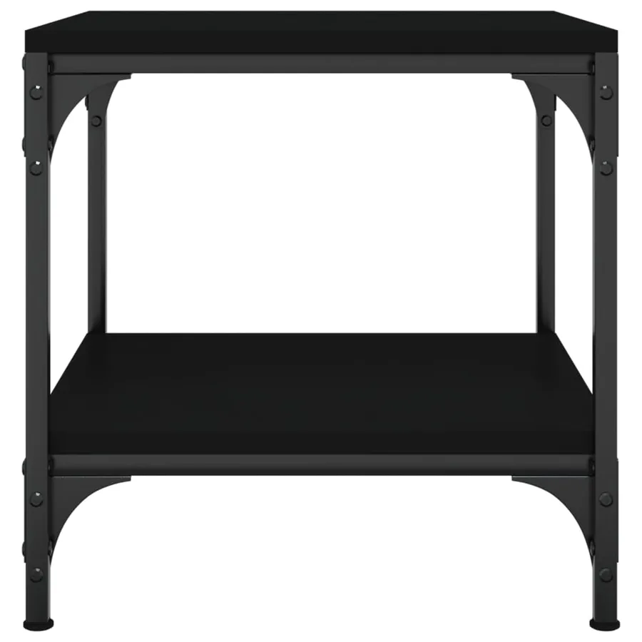 Table d'appoint Noir 40x40x40 cm Bois d'ingénierie - 4