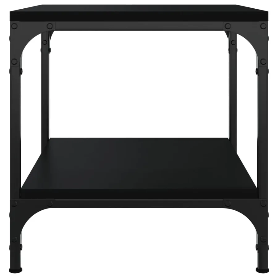 Table d'appoint Noir 40x40x40 cm Bois d'ingénierie - 5