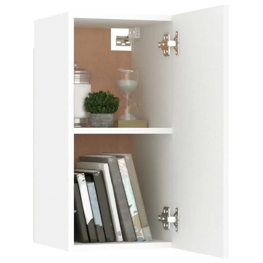 Ensemble de meubles TV 7 pcs Blanc Bois d'ingénierie - 5