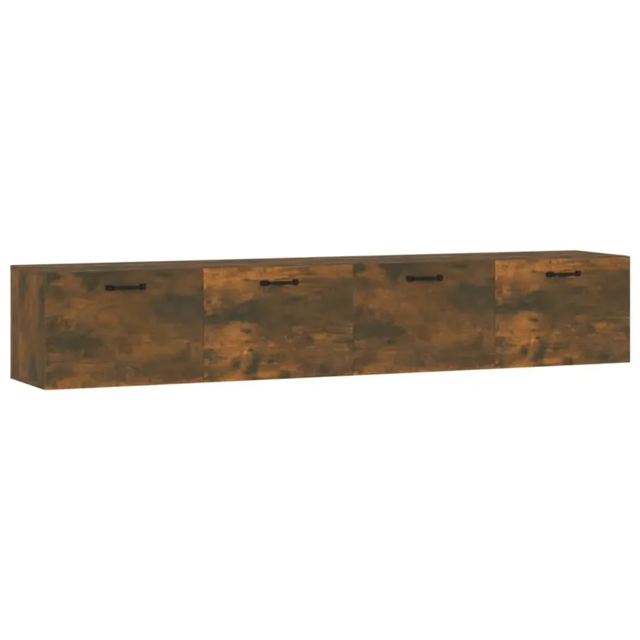 Armoires murales 2 pcs Chêne fumé 100x36,5x35 cm - 2