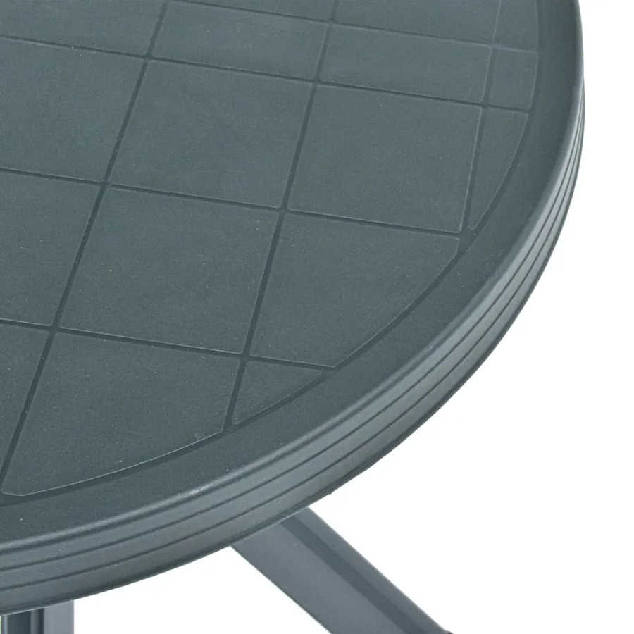 Table de bistro Blanc Ø70 cm Plastique - 4