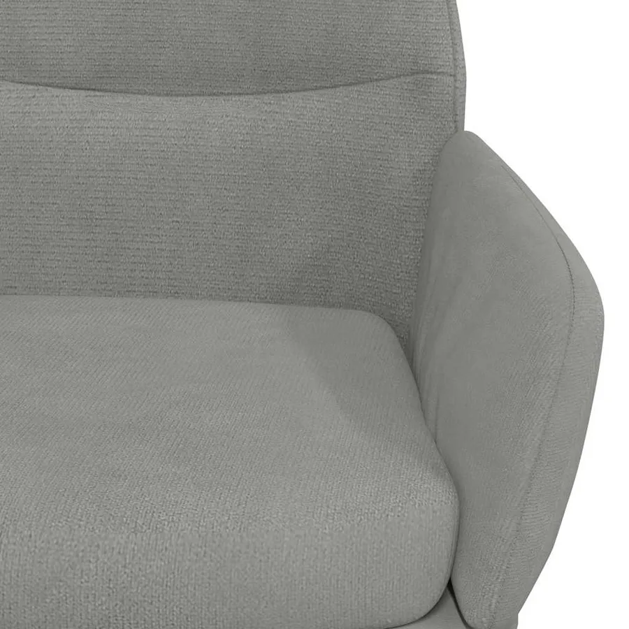 Chaise de relaxation Gris clair Velours - 6