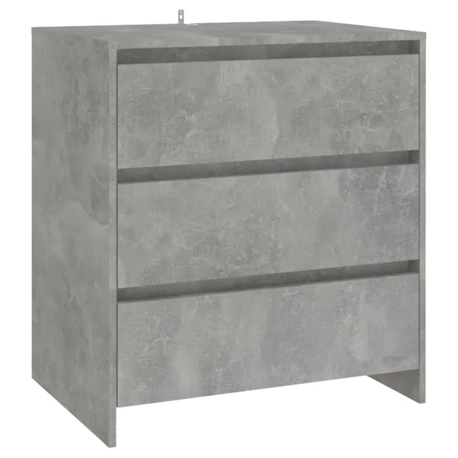 Buffet Gris béton 70x41x75 cm Bois d'ingénierie - 2
