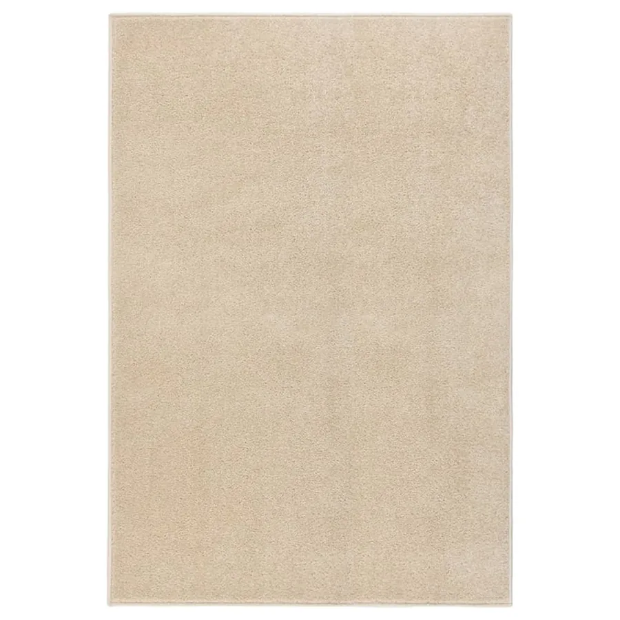 Tapis à poils courts 160x230 cm Beige