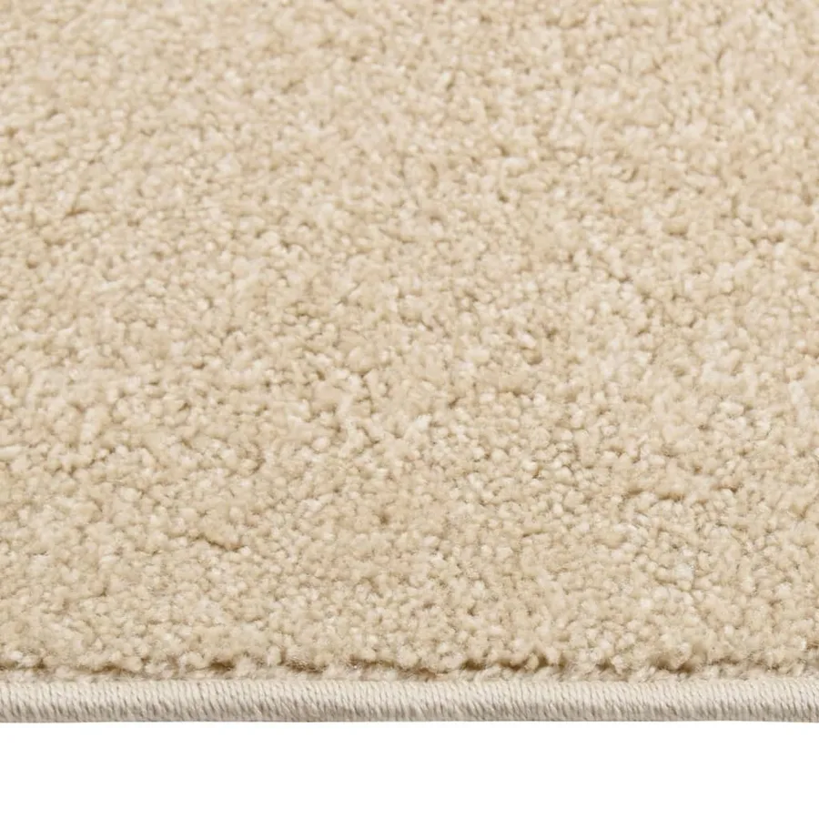 Tapis à poils courts 160x230 cm Beige - 3