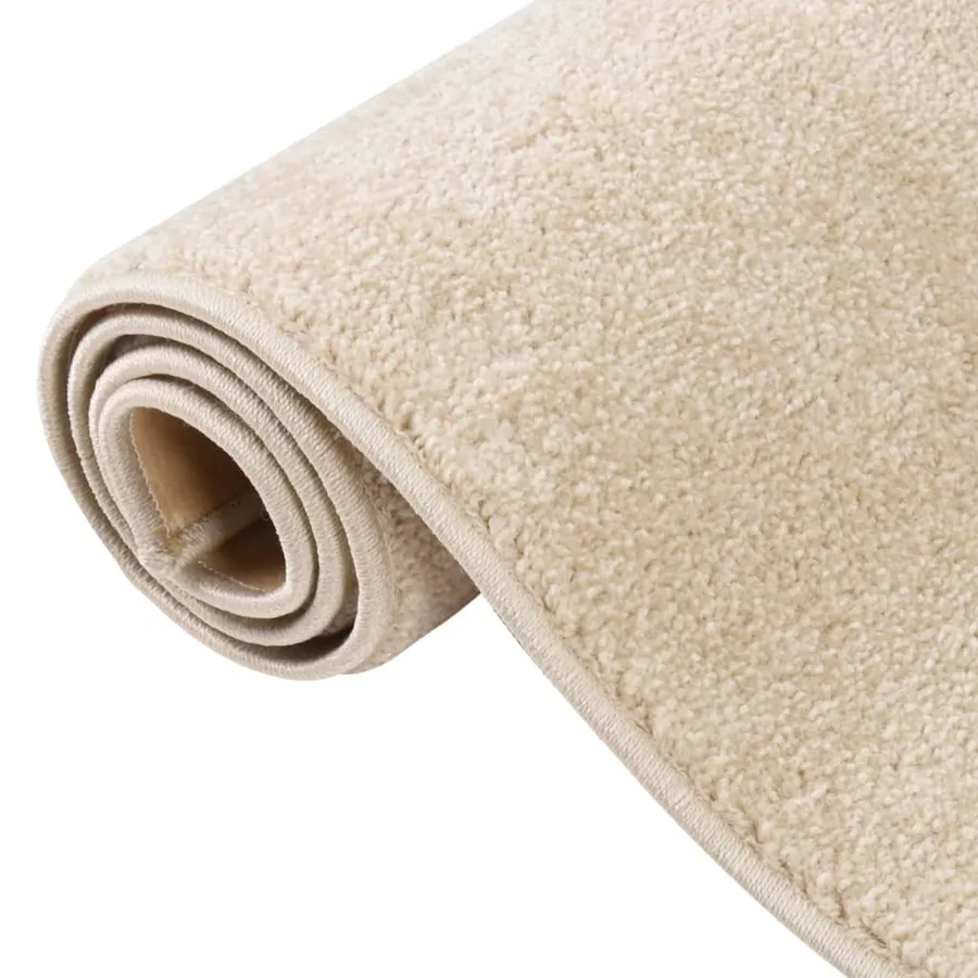 Tapis à poils courts 160x230 cm Beige - 5