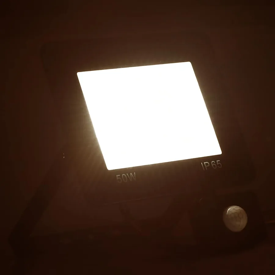 Projecteur à LED avec capteur 50 W Blanc chaud - 2