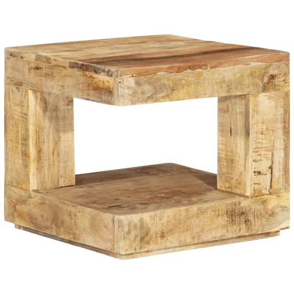 Table basse 45x45x40 cm Bois de manguier massif