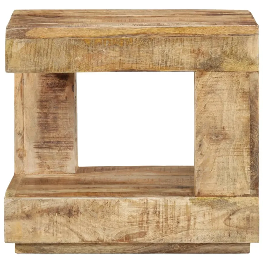 Table basse 45x45x40 cm Bois de manguier massif - 2