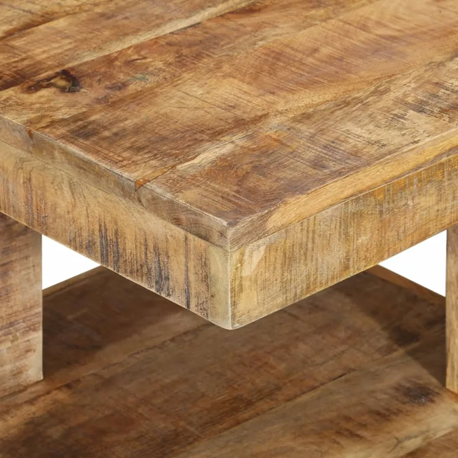 Table basse 45x45x40 cm Bois de manguier massif - 4