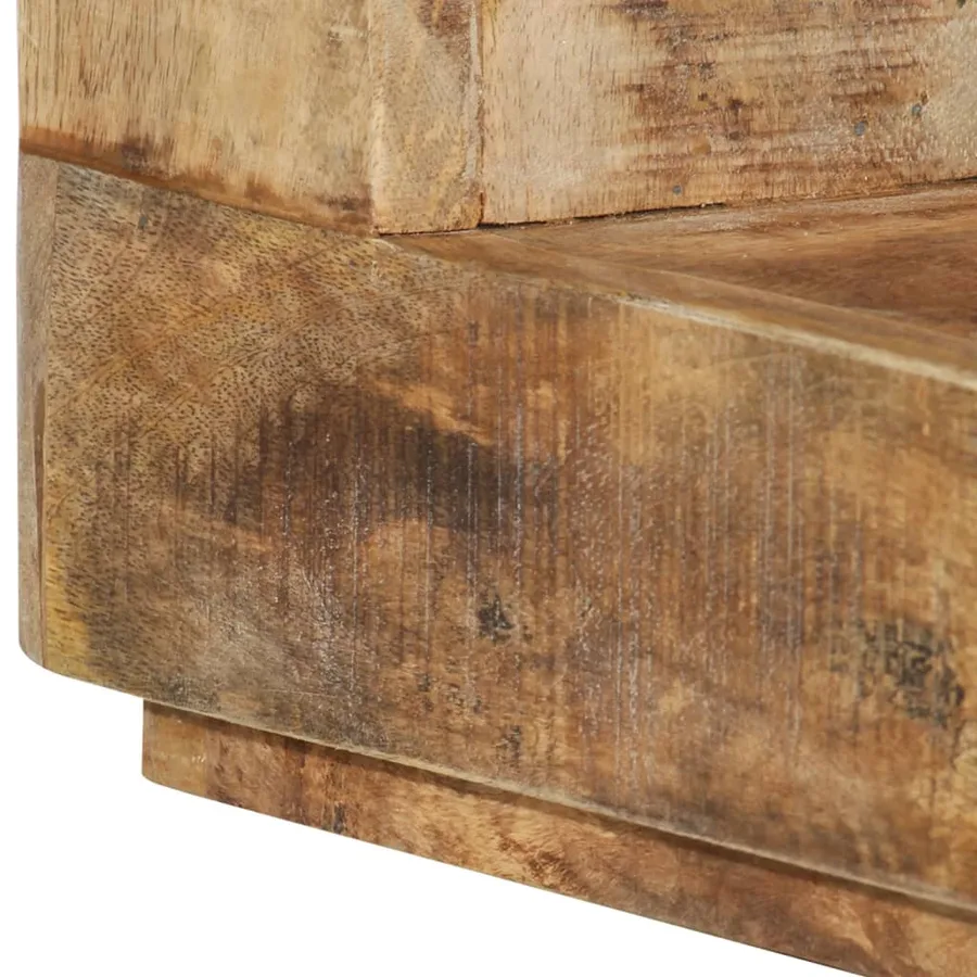 Table basse 45x45x40 cm Bois de manguier massif - 5