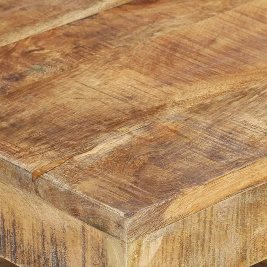 Table basse 45x45x40 cm Bois de manguier massif - 6