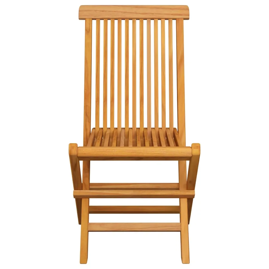 Chaises de jardin lot de 2 avec coussins bleu clair Teck massif - 4
