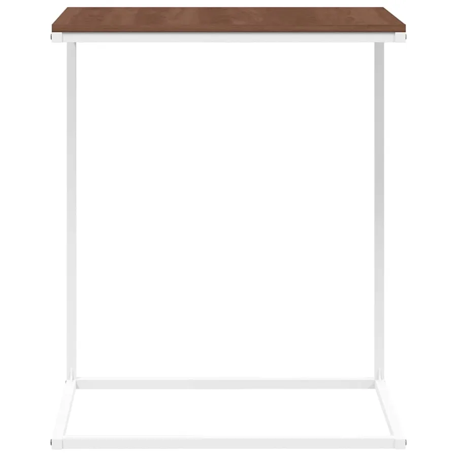 Table d'appoint Blanc 55x35x66 cm Bois d'ingénierie - 4