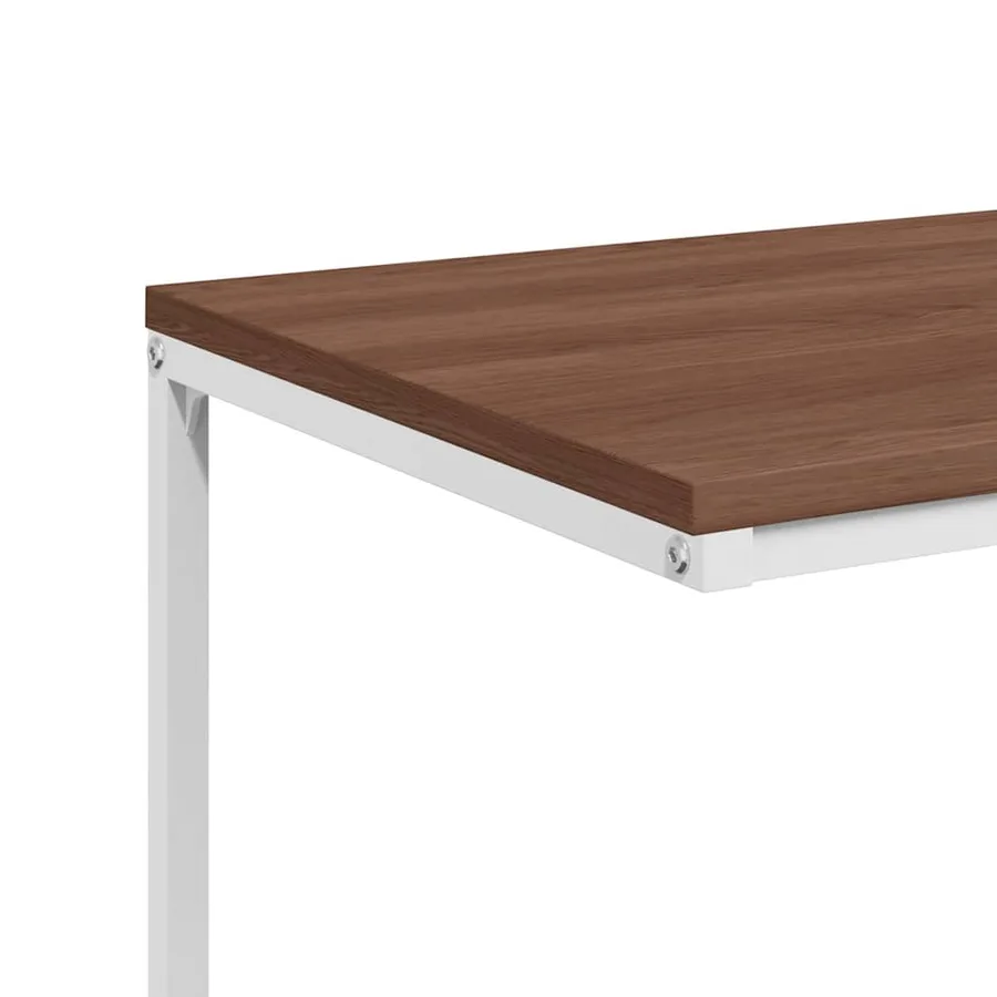 Table d'appoint Blanc 55x35x66 cm Bois d'ingénierie - 7