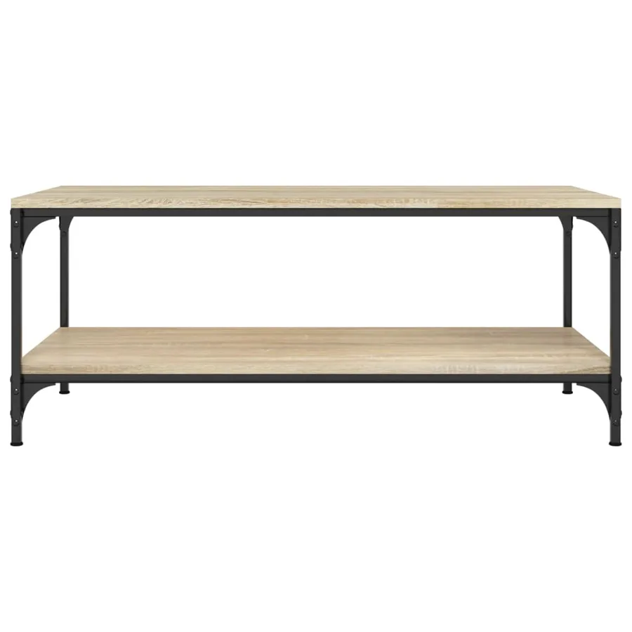 Table basse Chêne sonoma 80x50x40 cm Bois d'ingénierie - 4