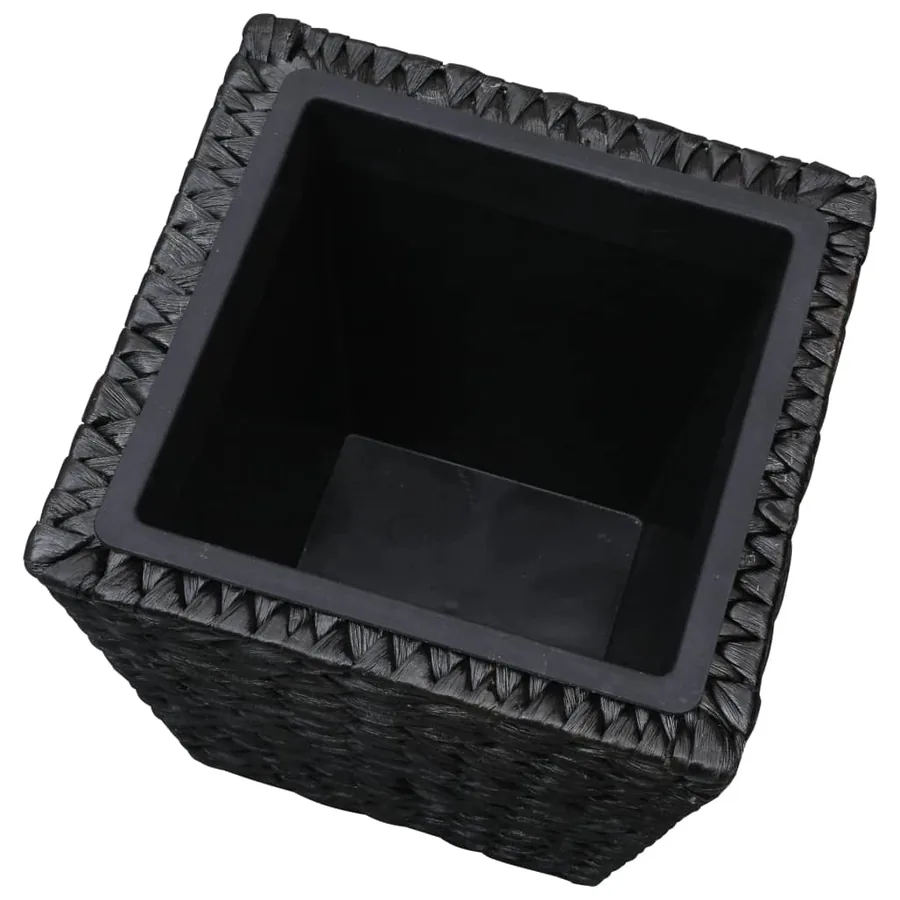 Lits surélevés 3 pcs Jacinthe d'eau Noir - 6