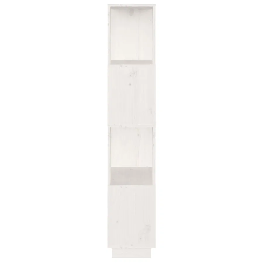 Bibliothèque/Séparateur de pièce Blanc 51x25x132 cm Pin massif - 6