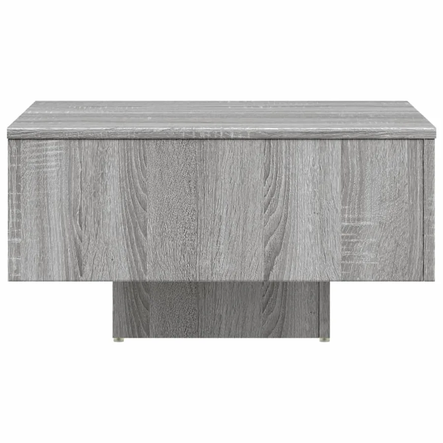 Table basse Sonoma gris 60x60x31,5 cm Bois d'ingénierie - 5