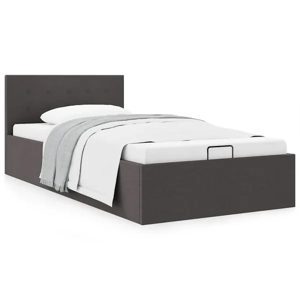 Cadre de lit à rangement hydraulique sans matelas 100x200 cm