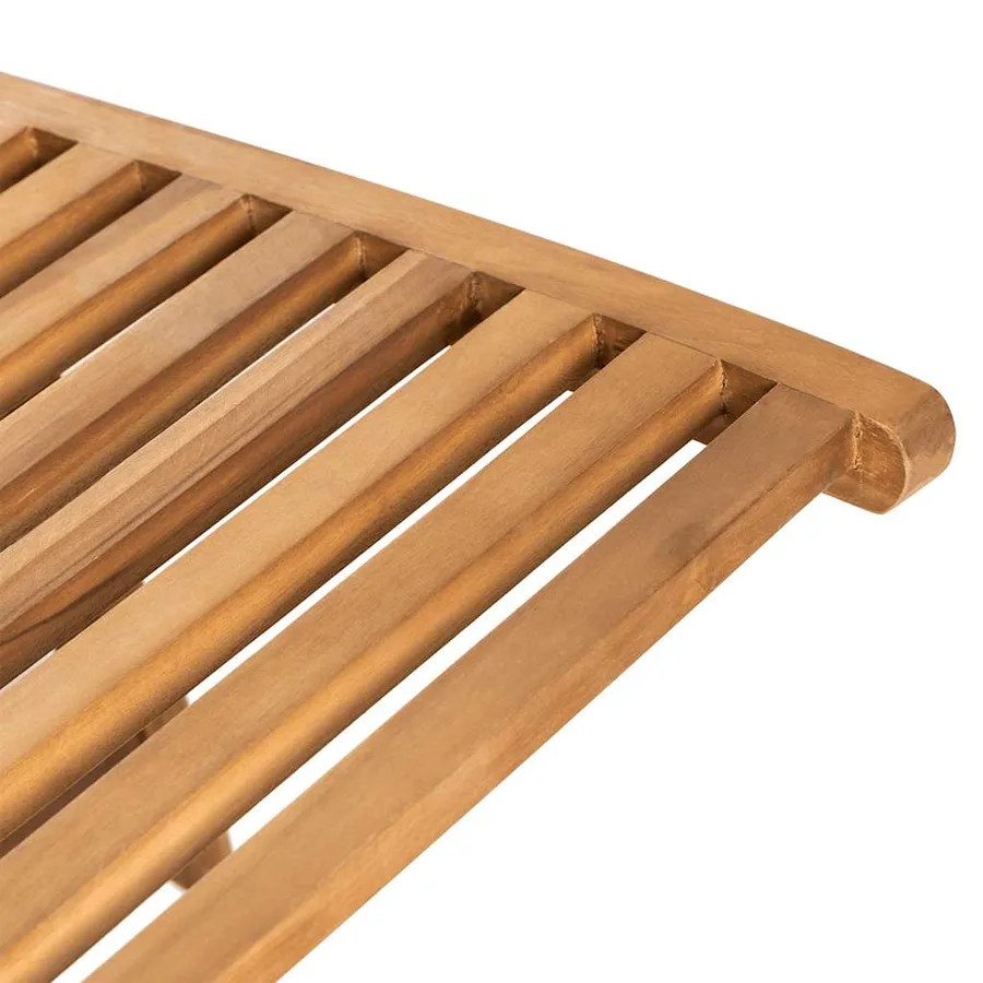 Chaise longue Bois de teck solide - 6