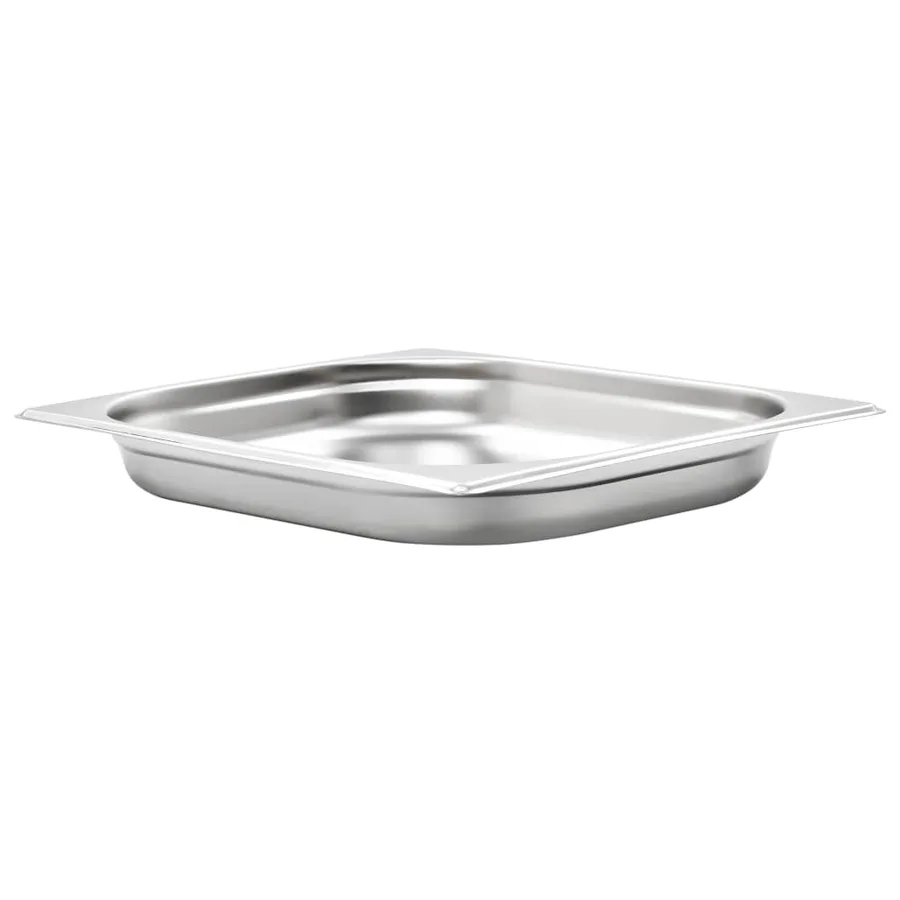 Récipients Gastronorm 8 pcs GN 1/2 40 mm Acier inoxydable - 3