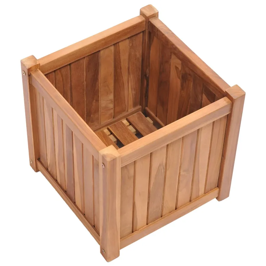 Lit surélevé 40x40x40 cm Bois de teck solide - 3