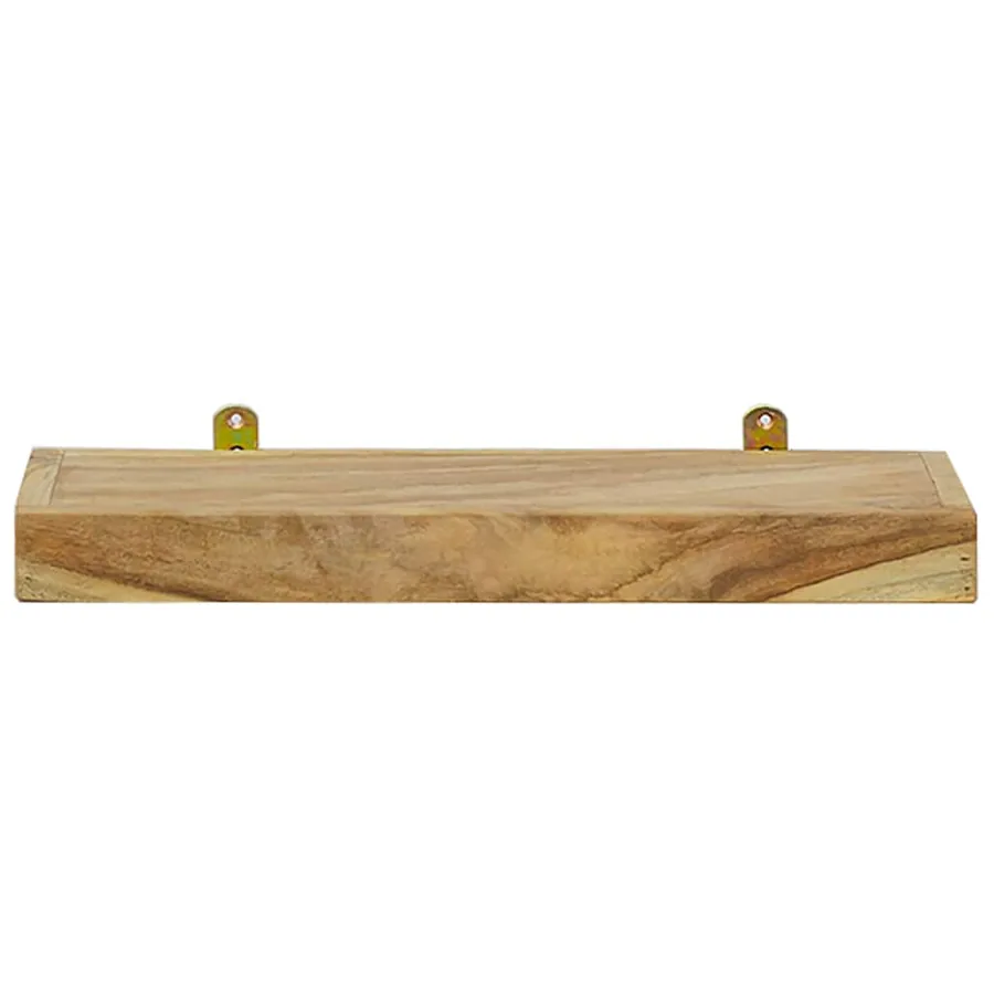 Étagères murales 2 pcs 40x15x4 cm bois de teck massif - 3