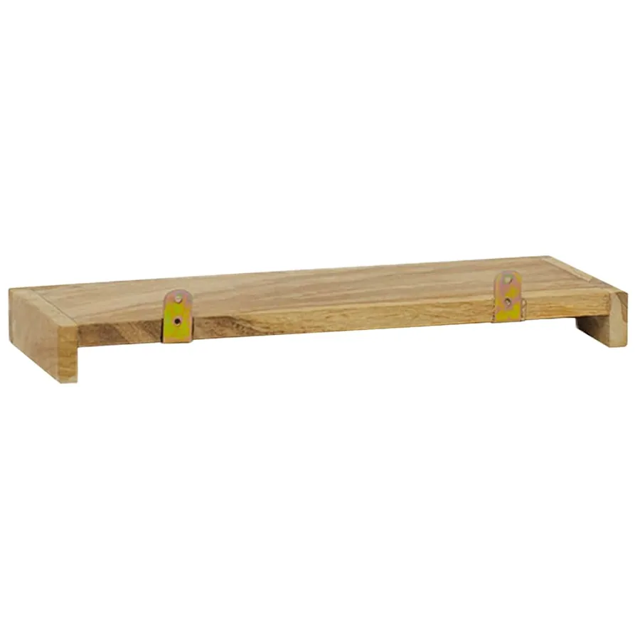 Étagères murales 2 pcs 40x15x4 cm bois de teck massif - 5