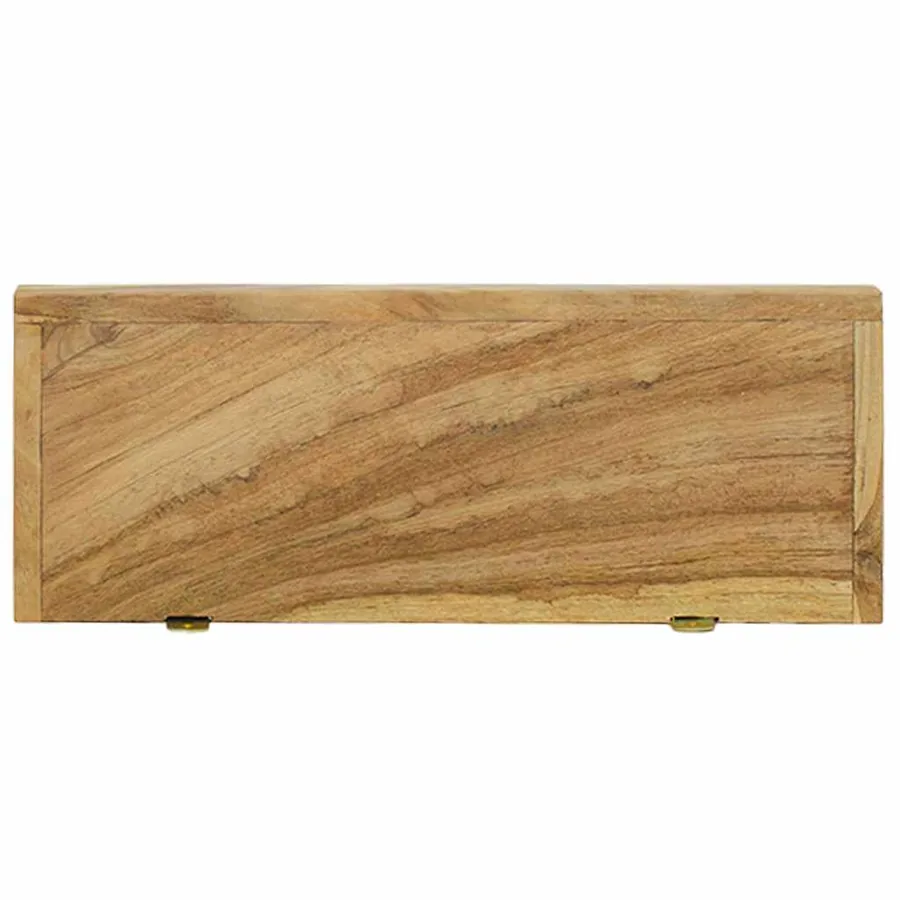 Étagères murales 2 pcs 40x15x4 cm bois de teck massif - 6