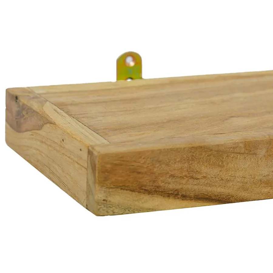 Étagères murales 2 pcs 40x15x4 cm bois de teck massif - 7