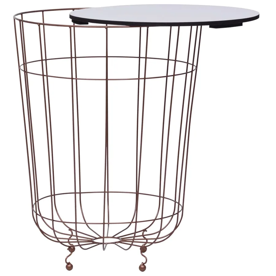 Table basse Doré Ø 40 cm - 2
